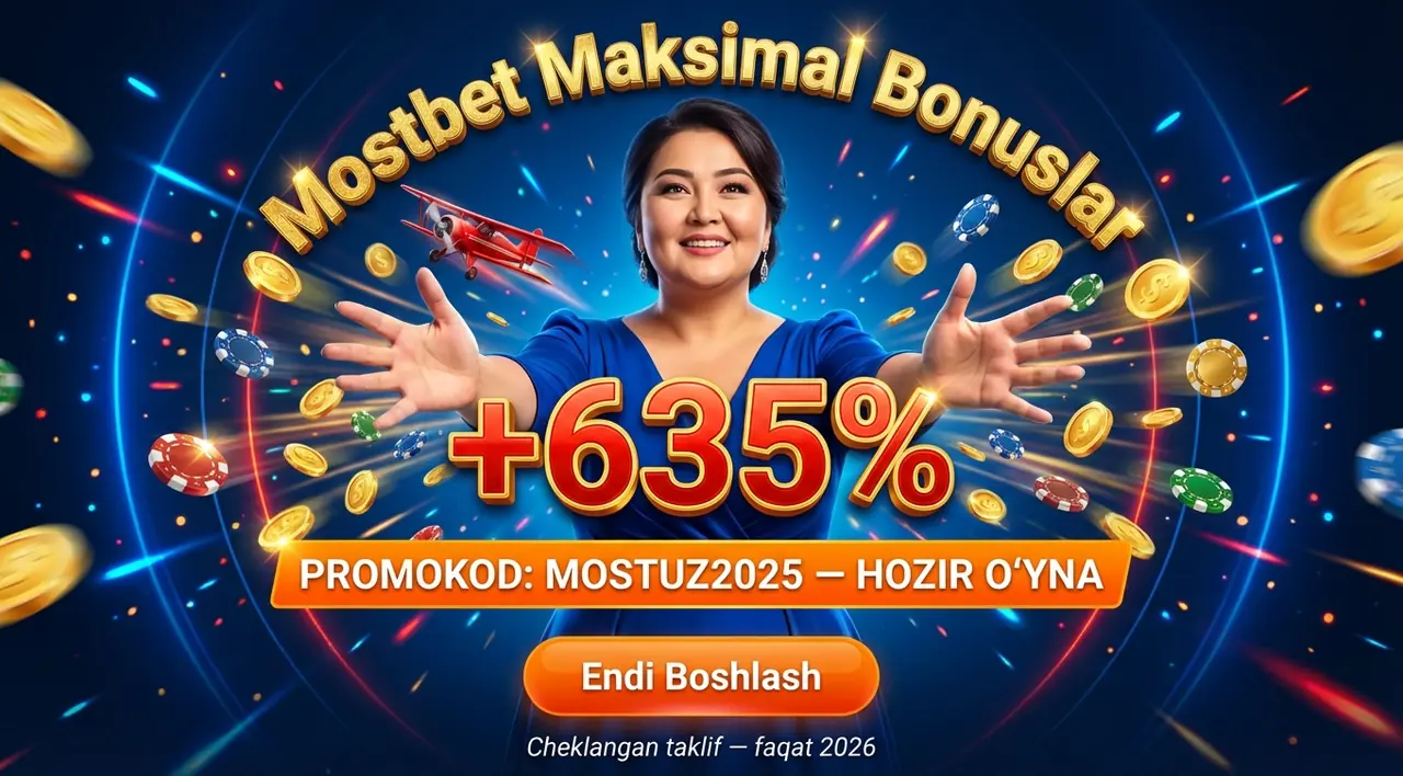MOSTBET Промокод 2026: Максимал Бонуслар