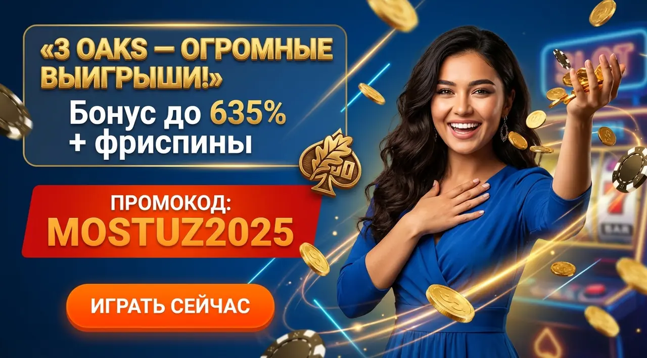 Слоты 3 Oaks Узбекистан